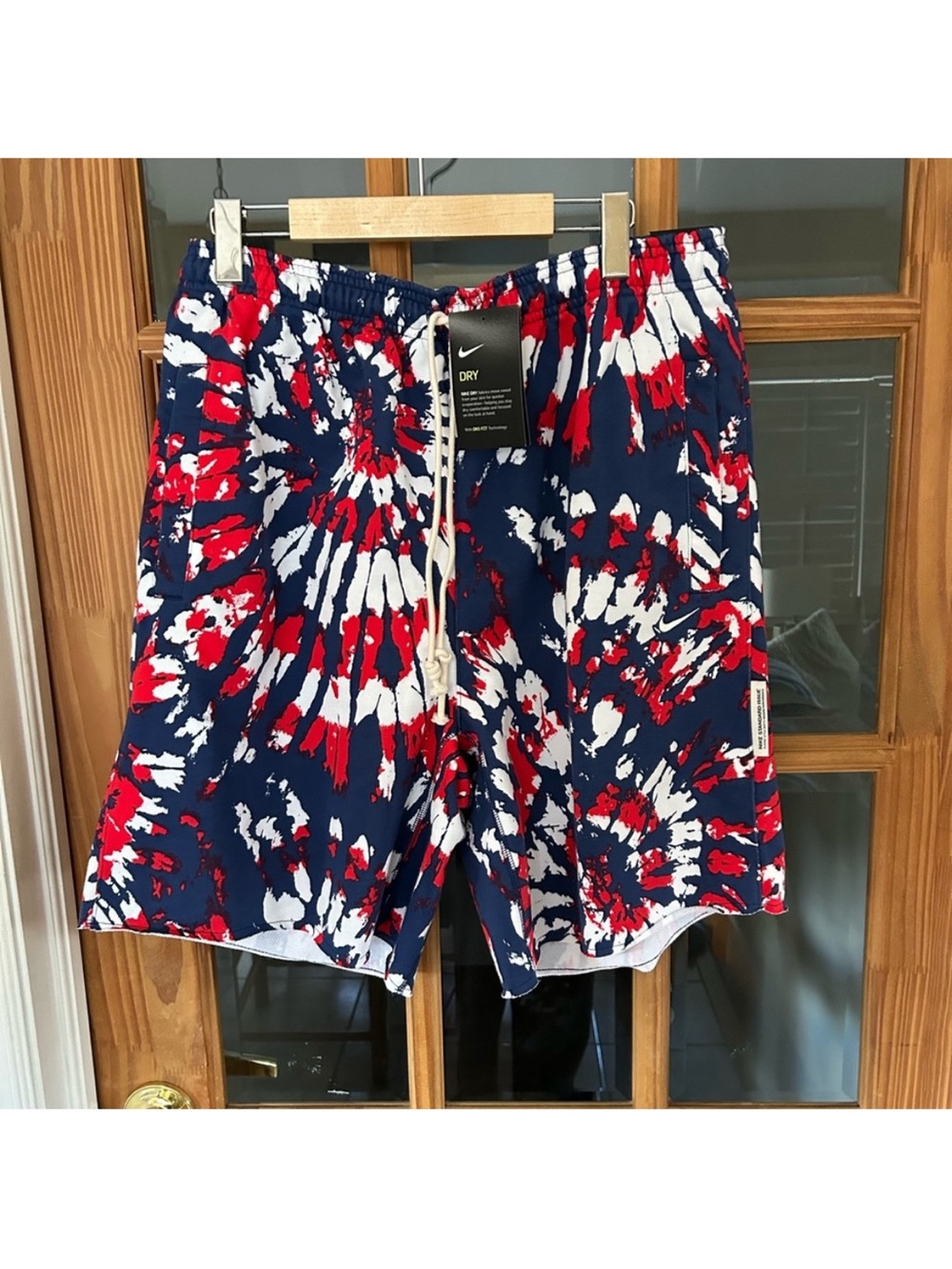 Nike Dri Fit Standard Issue Tie Dye Throwback Fleece Shorts